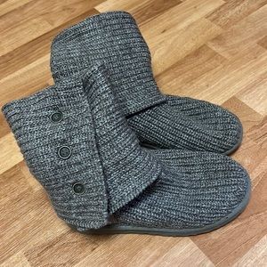 Grey Wiven Ugg Boots